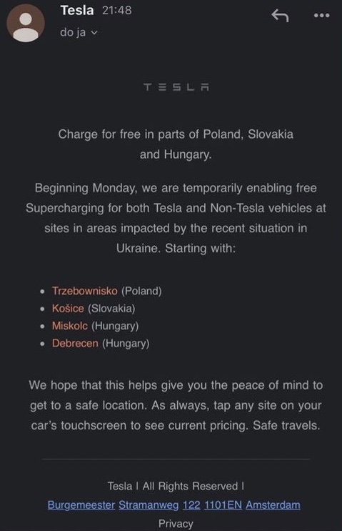 Tesla-free-Superchargers-for-refugee